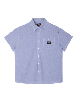 Stan Ray Flannel Shirt, Blue Gingham, Blue Gingham