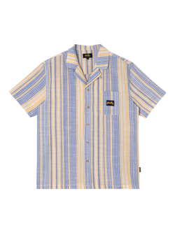 Stan Ray Tour Shirt, Blue/Yellow Stripe, Blue/Yellow Stripe