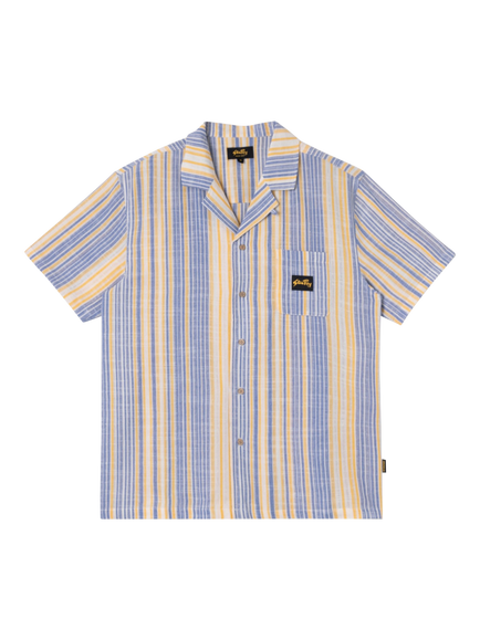 Stan Ray Tour Shirt, Blue/Yellow Stripe, Blue/Yellow Stripe