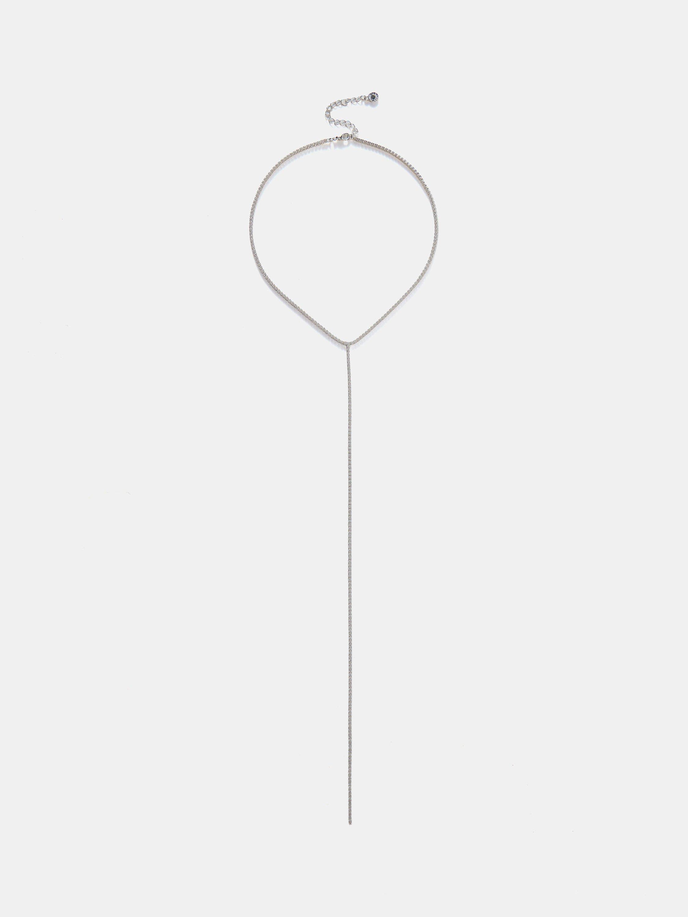 Product image 1 of 5, which shows Lariat Drop Necklace SV One