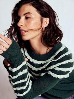 Boden Alice Raglan Fluffy Jumper, Botanical Garden - view 2, Botanical Garden