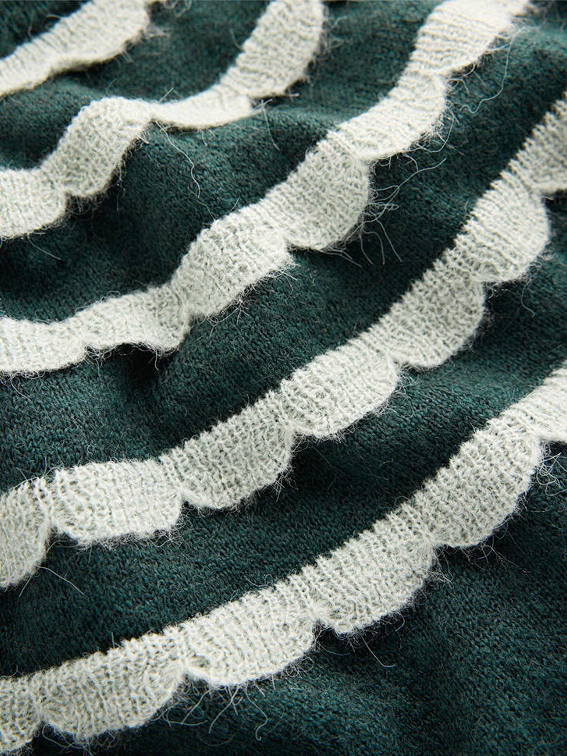 Product image 4 of 5, which shows Boden Alice Raglan Fluffy Jumper, Botanical Garden, XS