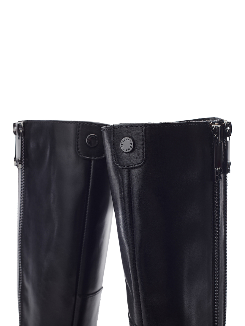 Product image 3 of 4, which shows Moda in Pelle Camilio Knee High Leather Boots, Black, 3