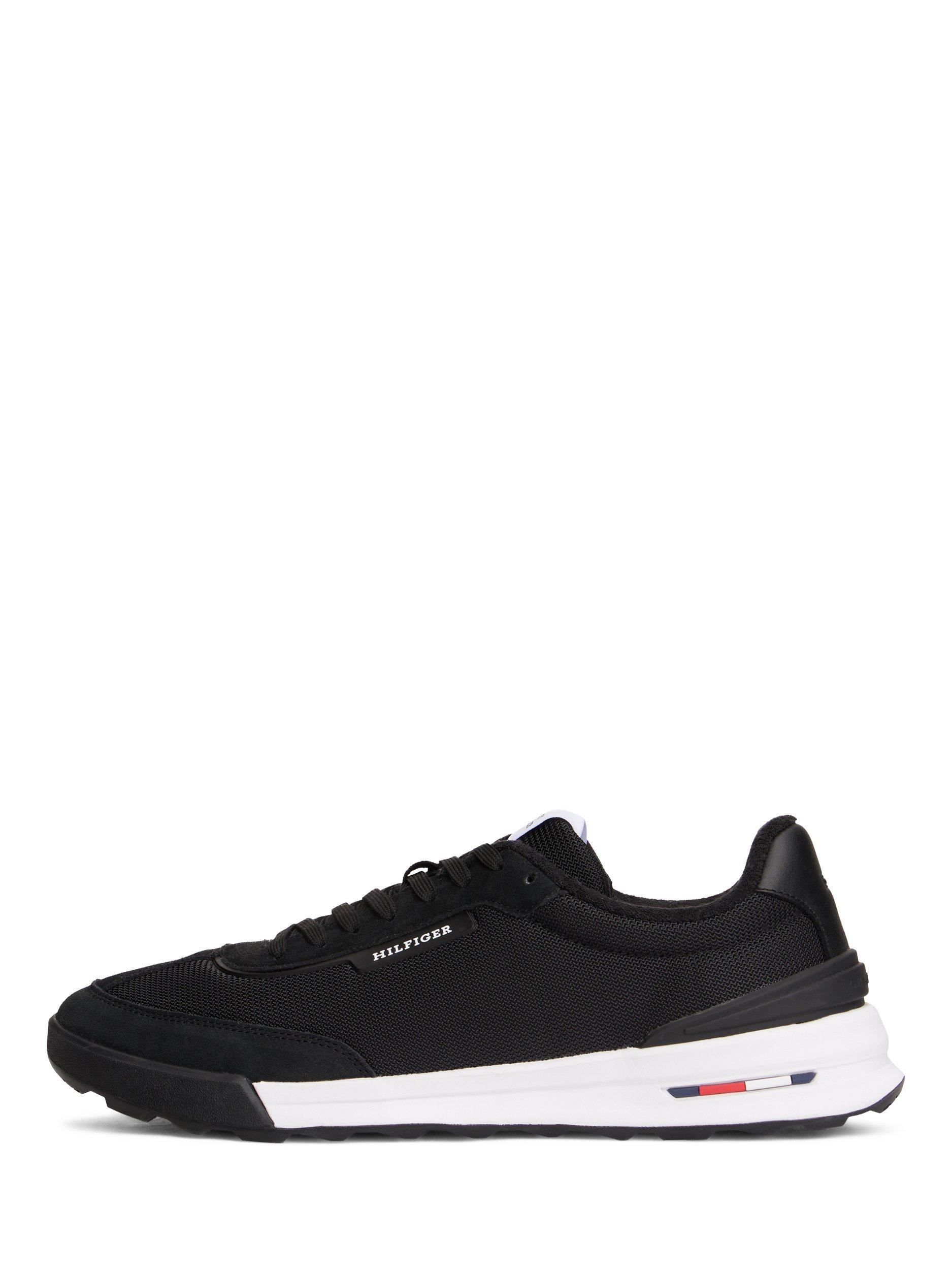 Product image 6 of 8, which shows Tommy Hilfiger Retro Textured Mesh Trainers, Black, EU40