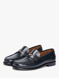 Tommy Hilfiger Patent Leather Penny Loafers, Black - view 2, Black