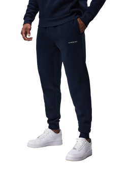 Gym King Men's Cotton Blend Joggers, Navy, Navy