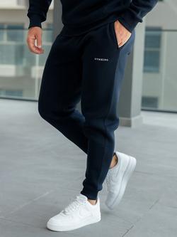 Gym King Men's Cotton Blend Joggers, Navy - view 2, Navy