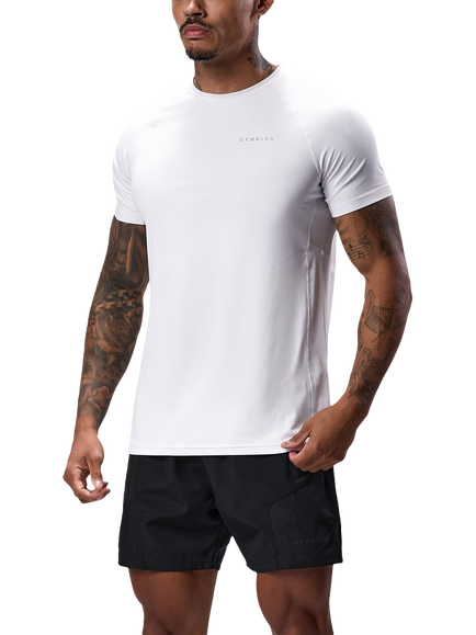 Gym King Men's Performance T-Shirt, White
