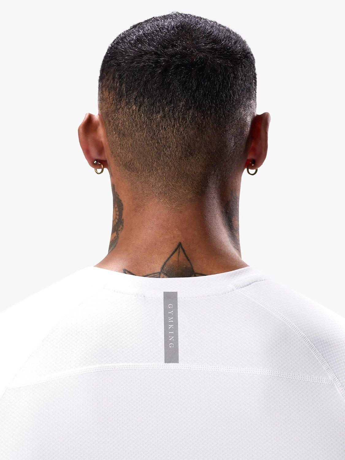 Product image 11 of 11, which shows Gym King Men's Performance T-Shirt, White, XXL