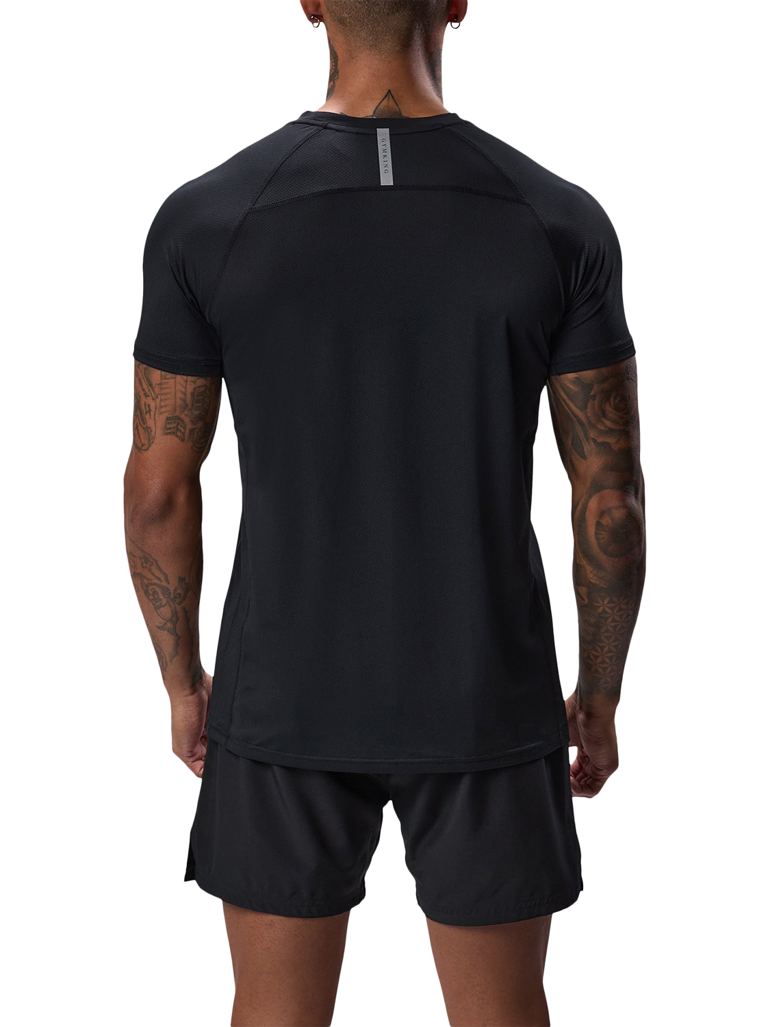 Product image 6 of 11, which shows Gym King Men's Performance T-Shirt, Black, XS