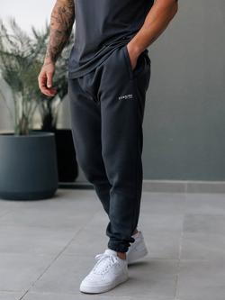 Gym King Cotton Rich Established Joggers, Grey - view 2, Grey