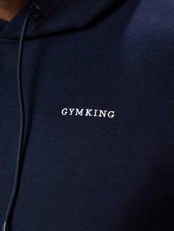 Gym King Cotton Rich Fundamental Hoodie - view 2, Navy
