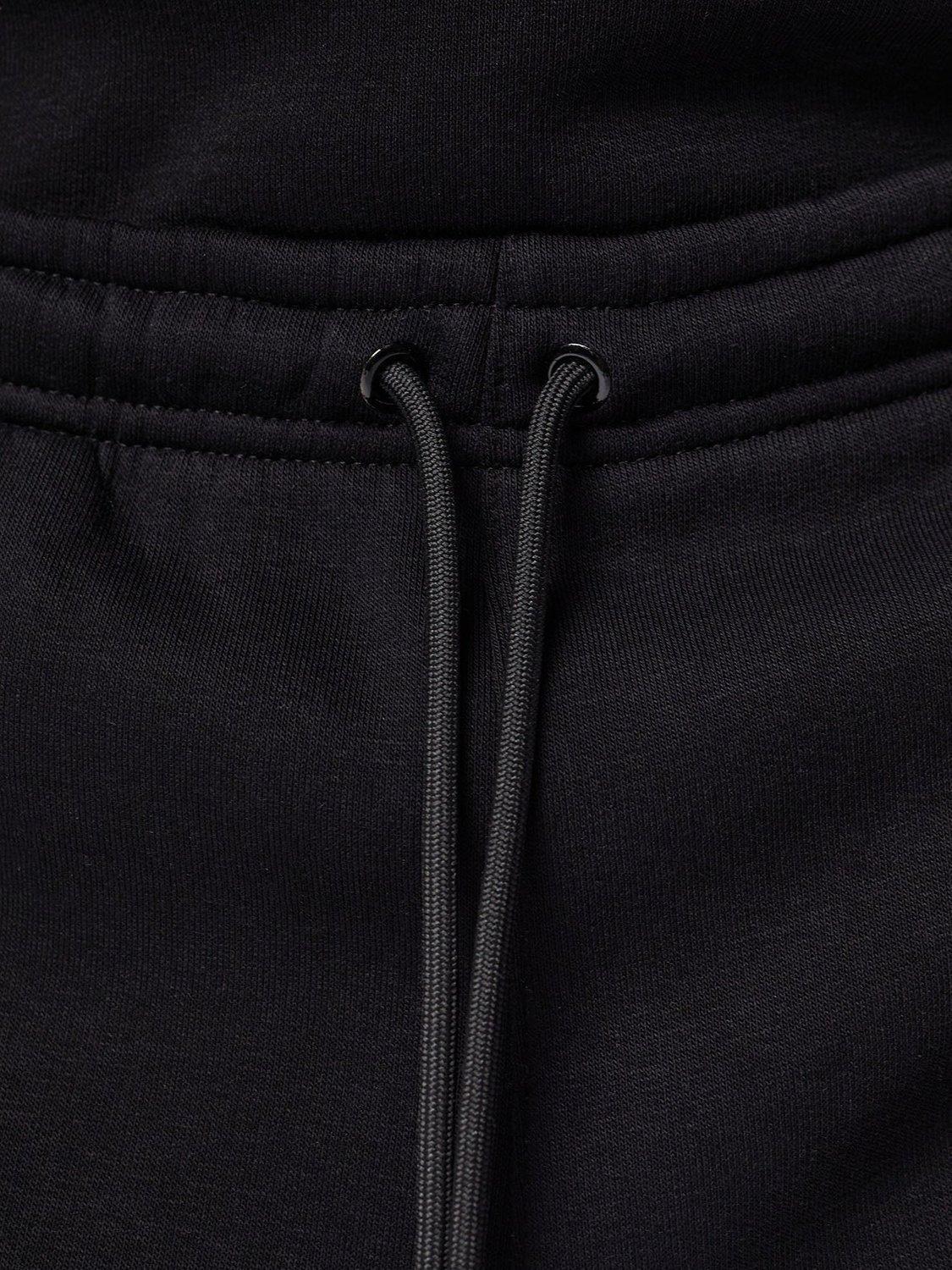 Product image 2 of 10, which shows Gym King Cotton Rich Linear Drawstring Joggers, Black, S