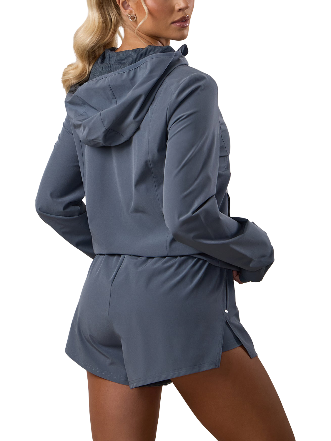 Product image 2 of 7, which shows Gym King Adapt Windbreaker Fitness Jacket, Storm Blue, 16