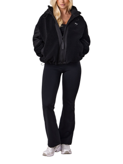 Gym King Women's Hooded Borg Jacket - view 2, Black