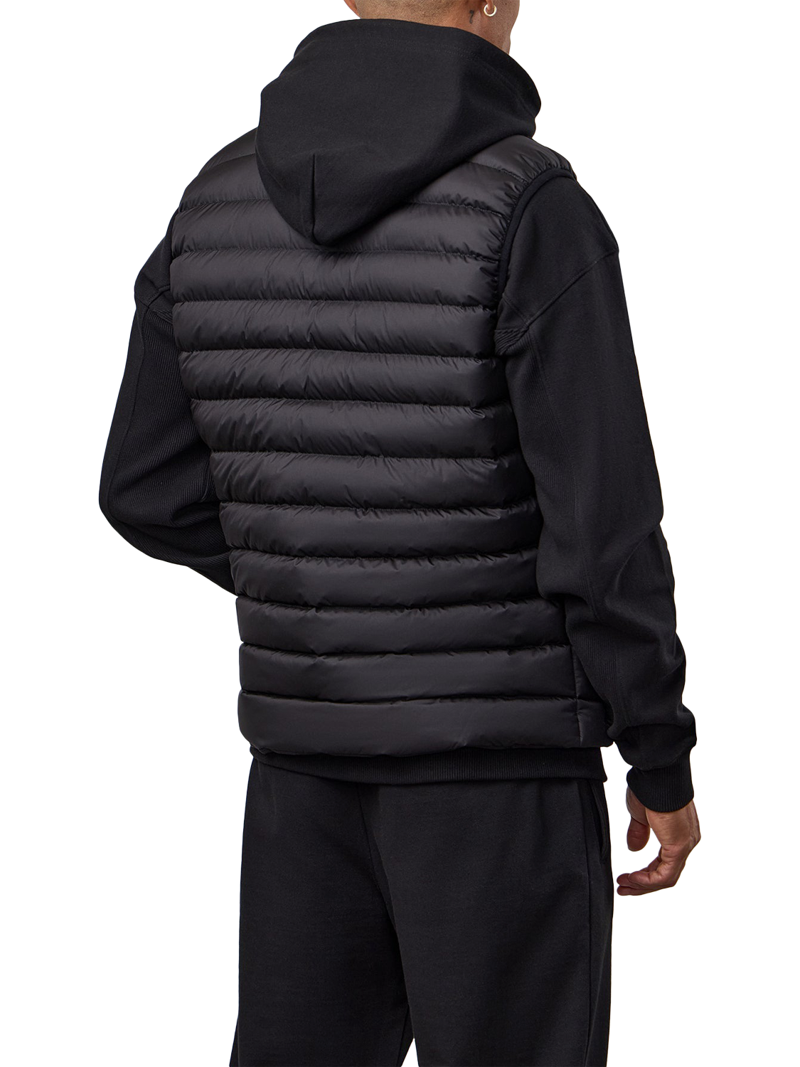 Product image 2 of 7, which shows Gym King Men's Endurance Puffer Gilet, Black, S