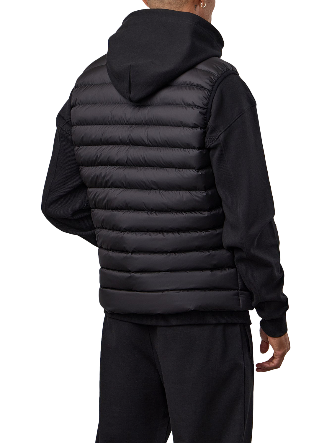 Product image 3 of 7, which shows Gym King Men's Endurance Puffer Gilet, Black, S