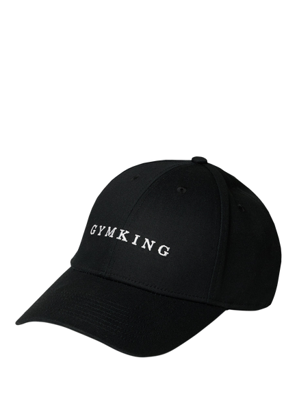 Gym King Cotton Linear Pitcher Cap, Black, Black
