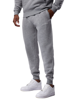 Gym King Cotton Blend Linear Track Bottoms, Grey Marl, Grey Marl
