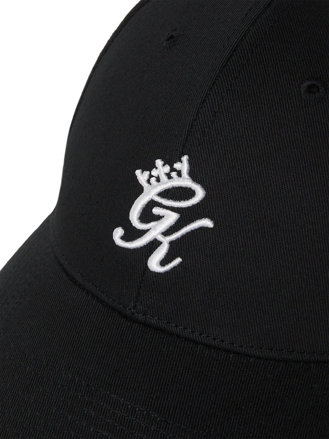 Product image 2 of 3, which shows Gym King Unisex Fundamental Cotton Cap, Black, One Size