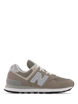 New Balance 574 Lace-Up Trainers, Grey/Multi, Grey/Multi
