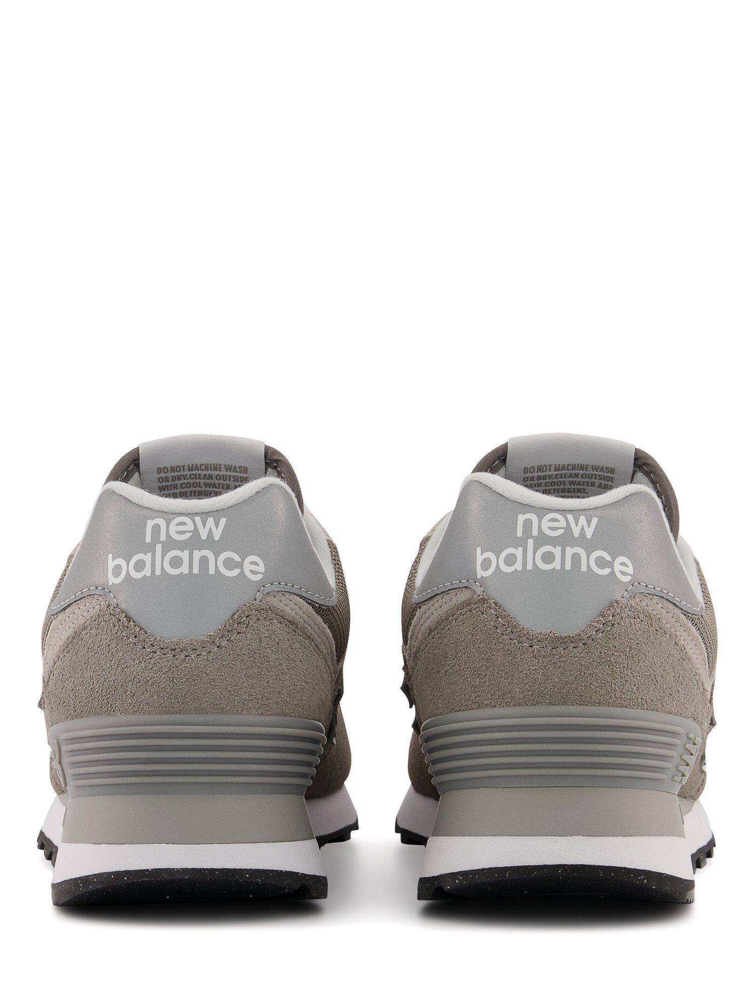 Product image 6 of 6, which shows New Balance 574 Lace-Up Trainers, Grey/Multi, 4