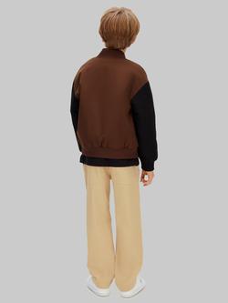 Calvin Klein Kids' Straight Trousers, Sandy Beige - view 2, Sandy Beige