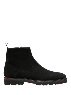 Oliver Sweeney Swanley Suede Zip Boots, Black, Black