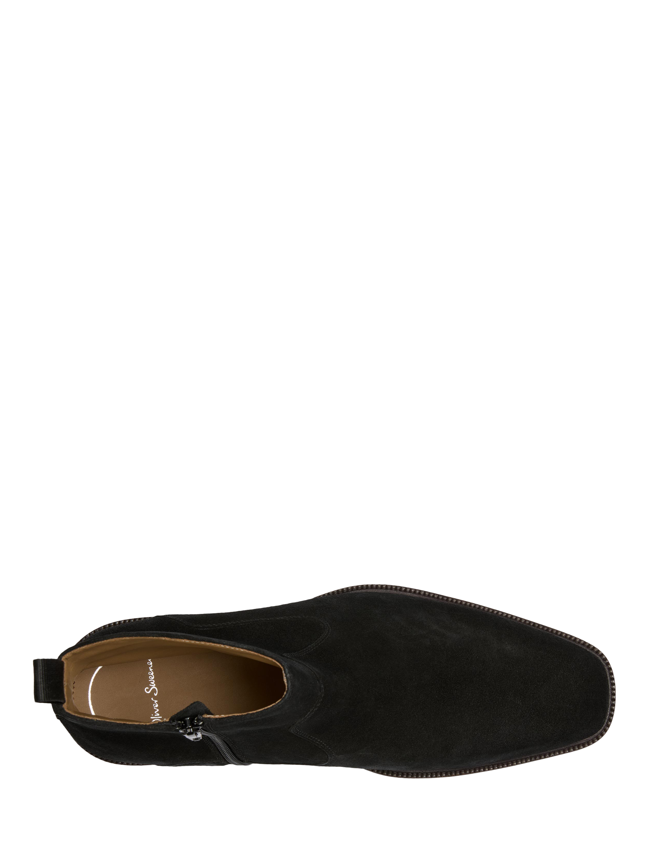 Product image 2 of 5, which shows Oliver Sweeney Swanley Suede Zip Boots, Black, 7