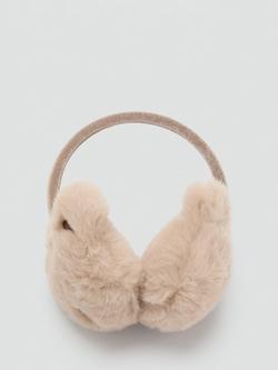 Mango Kids' Bear Earmuffs, Brown, Brown
