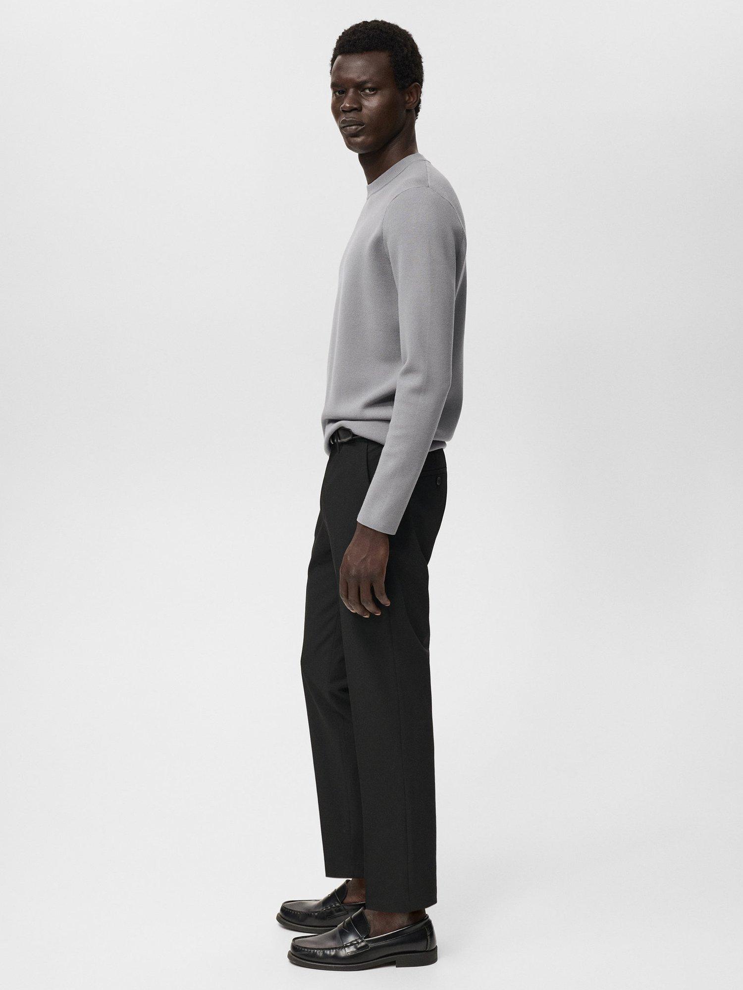 Product image 7 of 8, which shows Mango Luxus Crew Neck Jumper, Grey, XXL