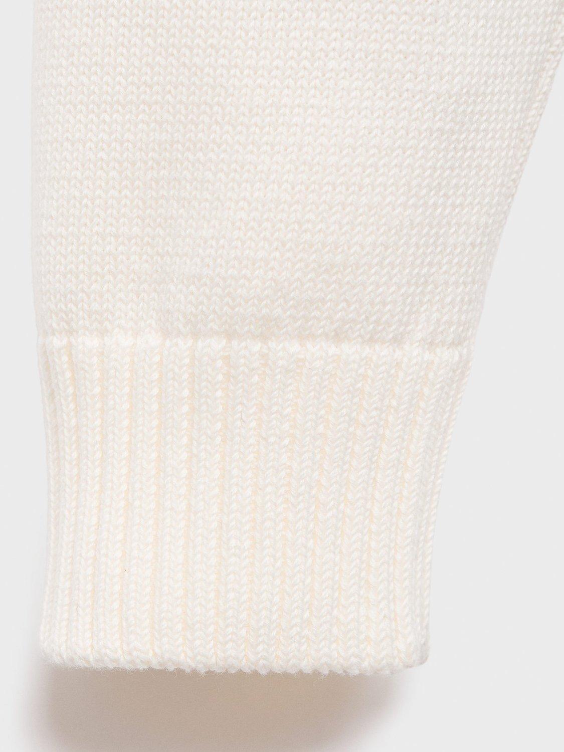 Product image 5 of 8, which shows Mango Cord Round Neck Sweater, Natural White, XL