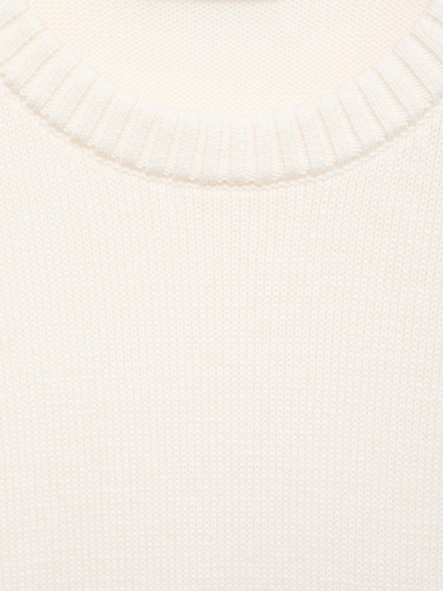 Product image 8 of 8, which shows Mango Cord Round Neck Sweater, Natural White, XL
