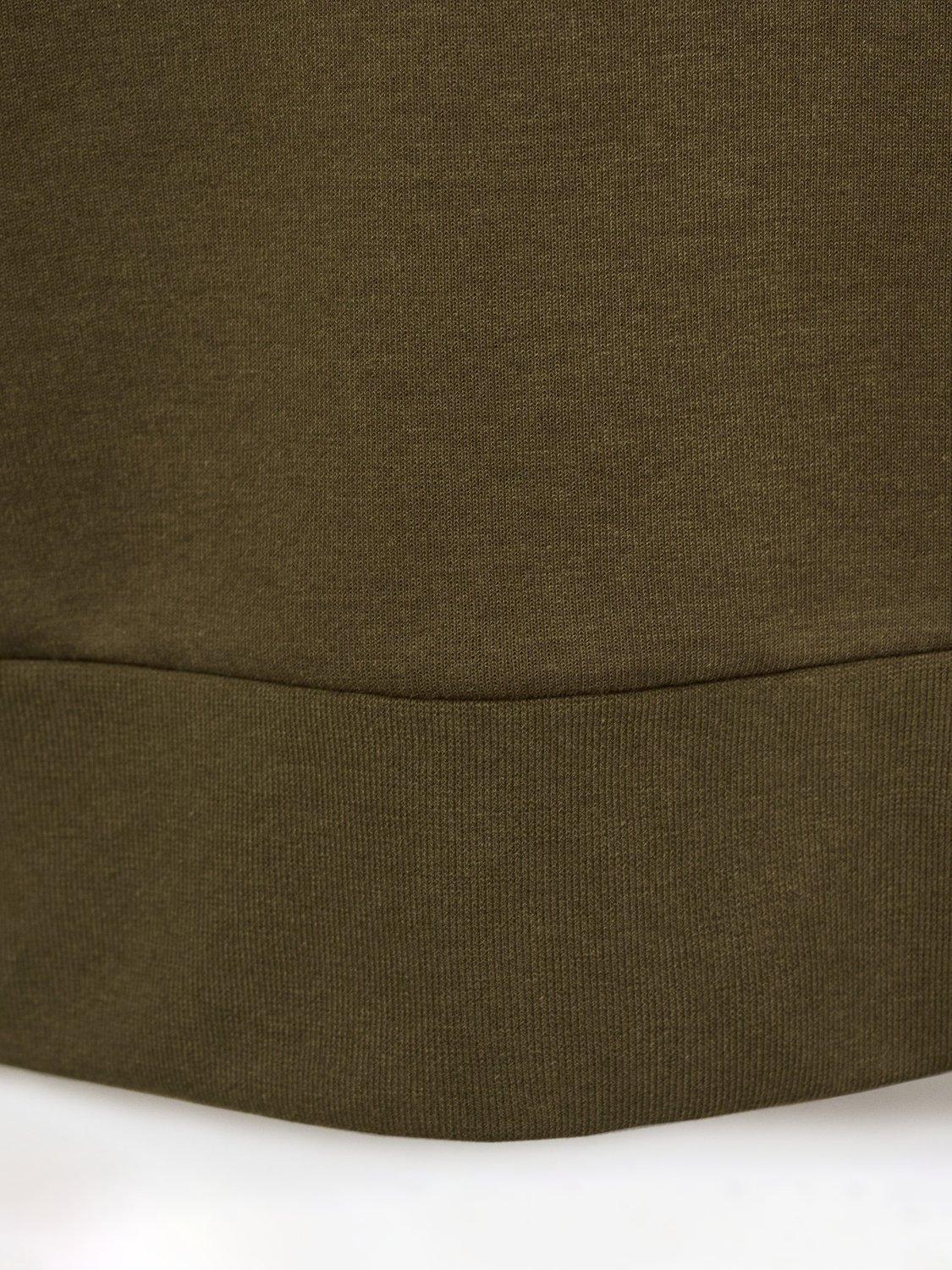 Product image 5 of 8, which shows Mango Bono Cotton Blend Hoodie, Dark Green, XS