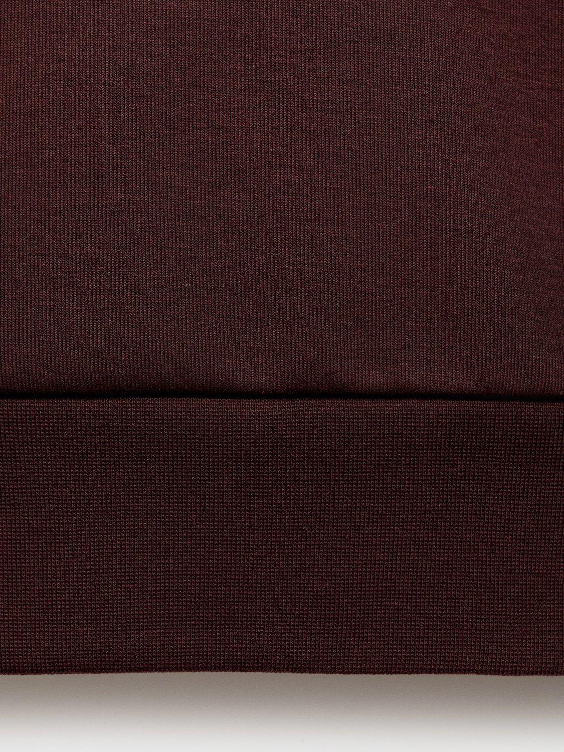 Product image 5 of 8, which shows Mango Bono Cotton Blend Hoodie, Dark Red, XXL