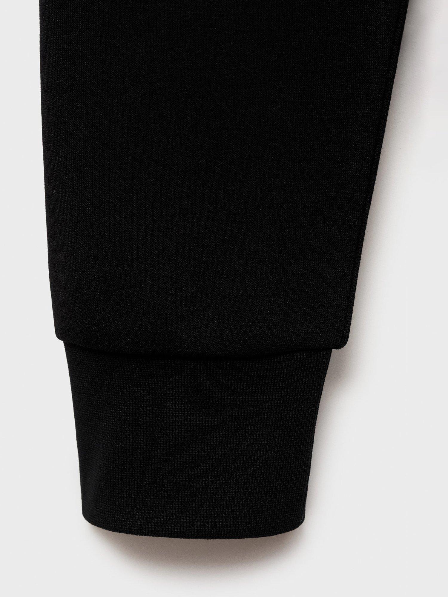 Product image 5 of 8, which shows Mango Winny Cotton Blend Zip-Neck Jumper, Black, L