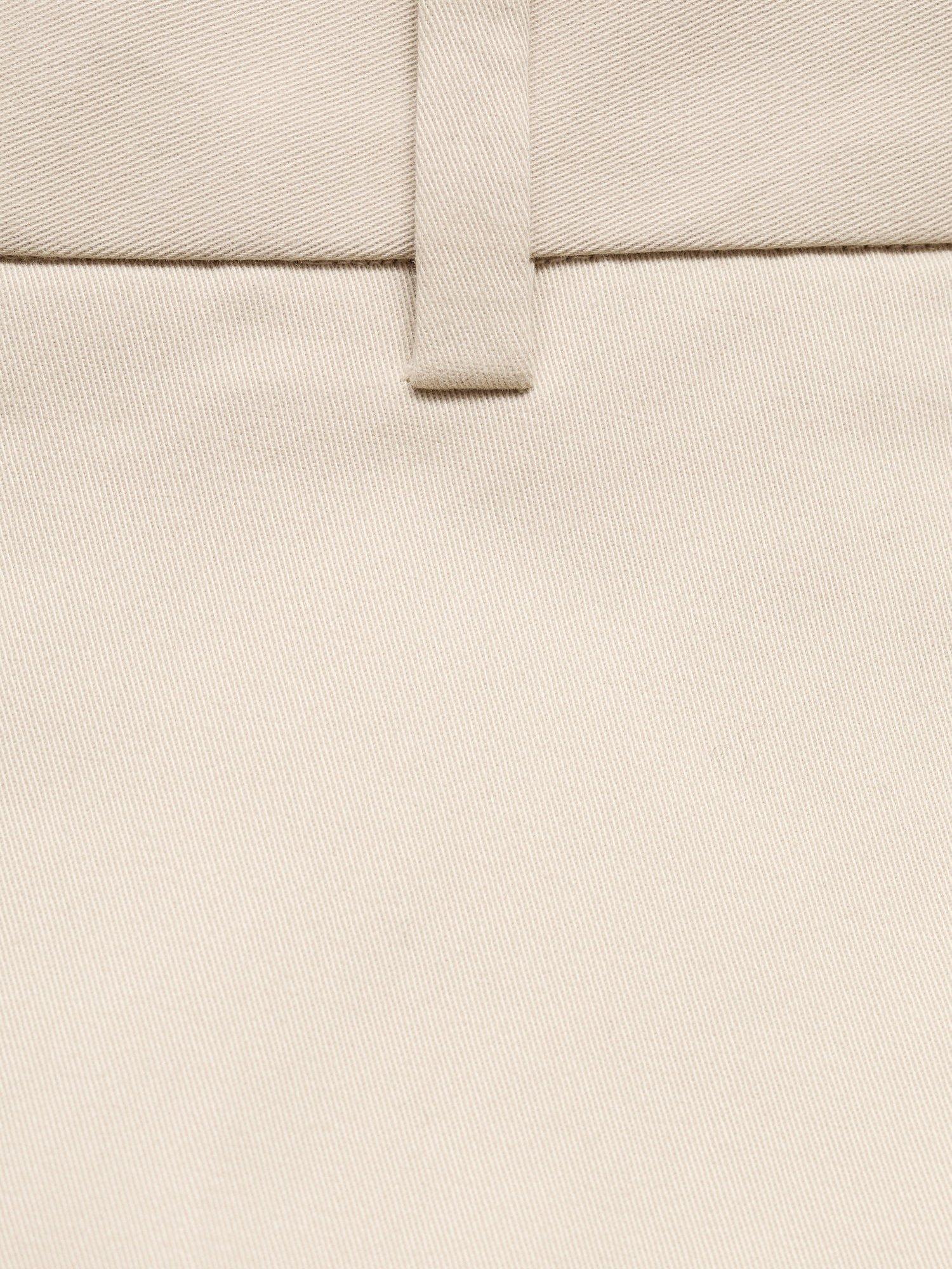 Product image 5 of 8, which shows Mango Nicco Stretch Cotton Blend Trousers, Ecru, 30