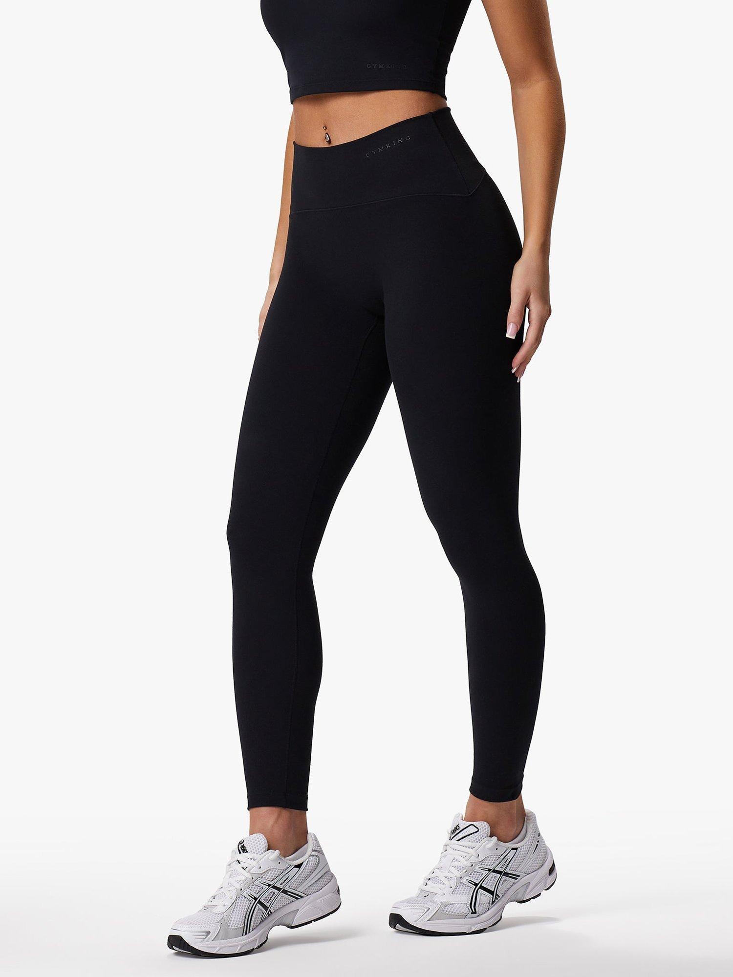 Product image 11 of 11, which shows Gym King Essential Core Leggings, Black Luxe, 16
