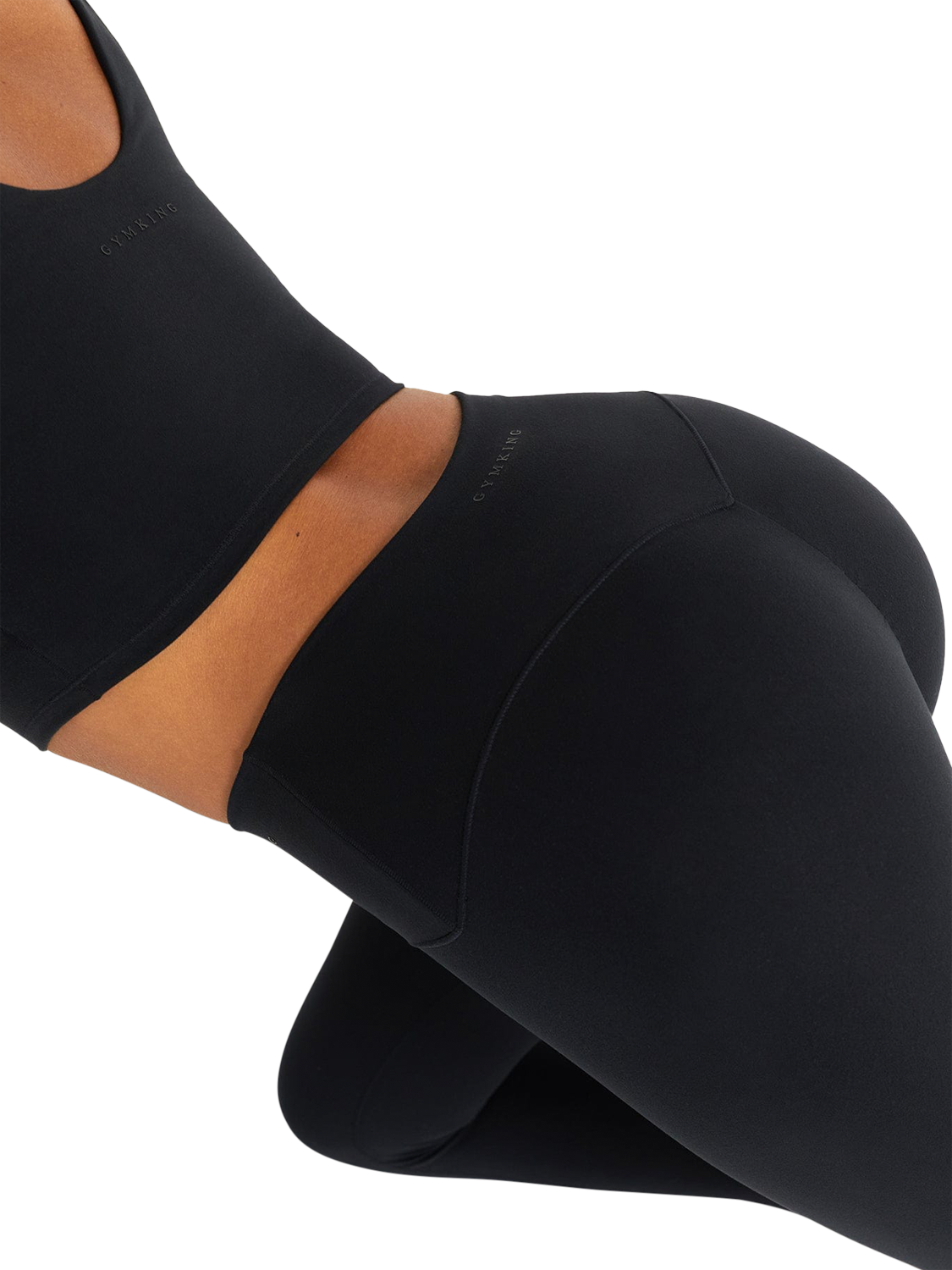 Product image 4 of 11, which shows Gym King Essential Core Leggings, Black Luxe, 16