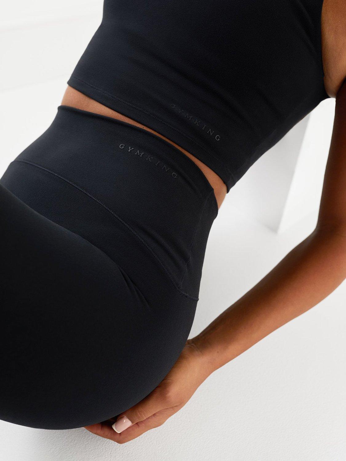 Product image 7 of 11, which shows Gym King Essential Core Leggings, Black Luxe, 16