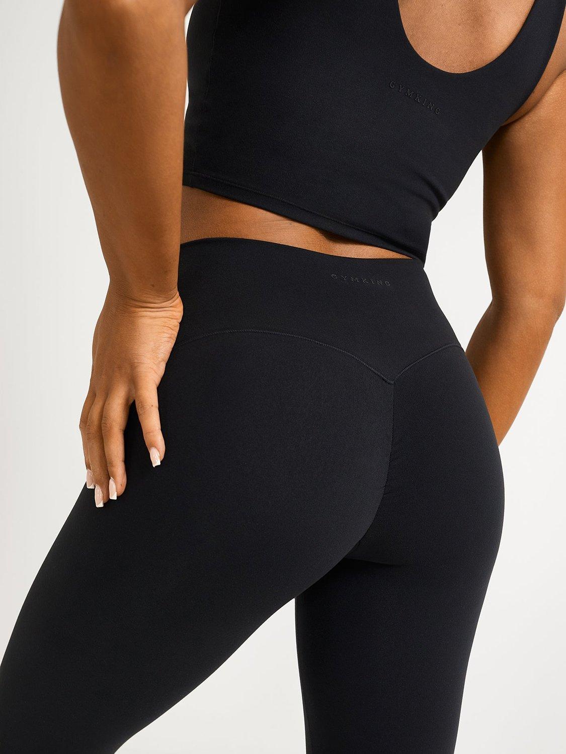 Product image 8 of 11, which shows Gym King Essential Core Leggings, Black Luxe, 16