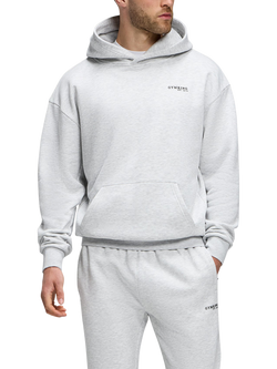 Gym King Cotton Blend Established Hoodie, Snow Marl, Snow Marl