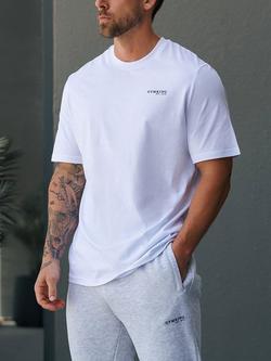 Gym King Pure Cotton Established Short Sleeve T-Shirt - view 2, White