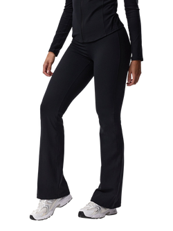 Gym King High Waist Yoga Leggings, Black Luxe, Black Luxe