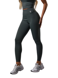 Gym King High Waist Fitness 365 Leggings, Green Smoke, Green Smoke