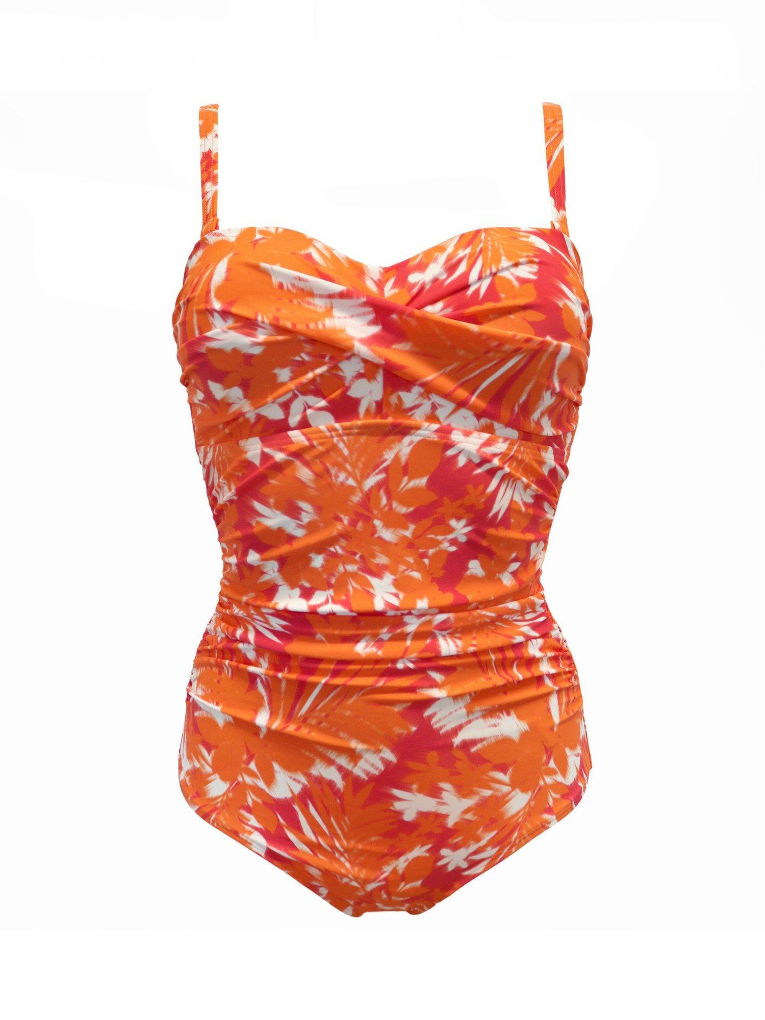 Product image 5 of 6, which shows Pour Moi Santa Monica Swimsuit, Orange, 10