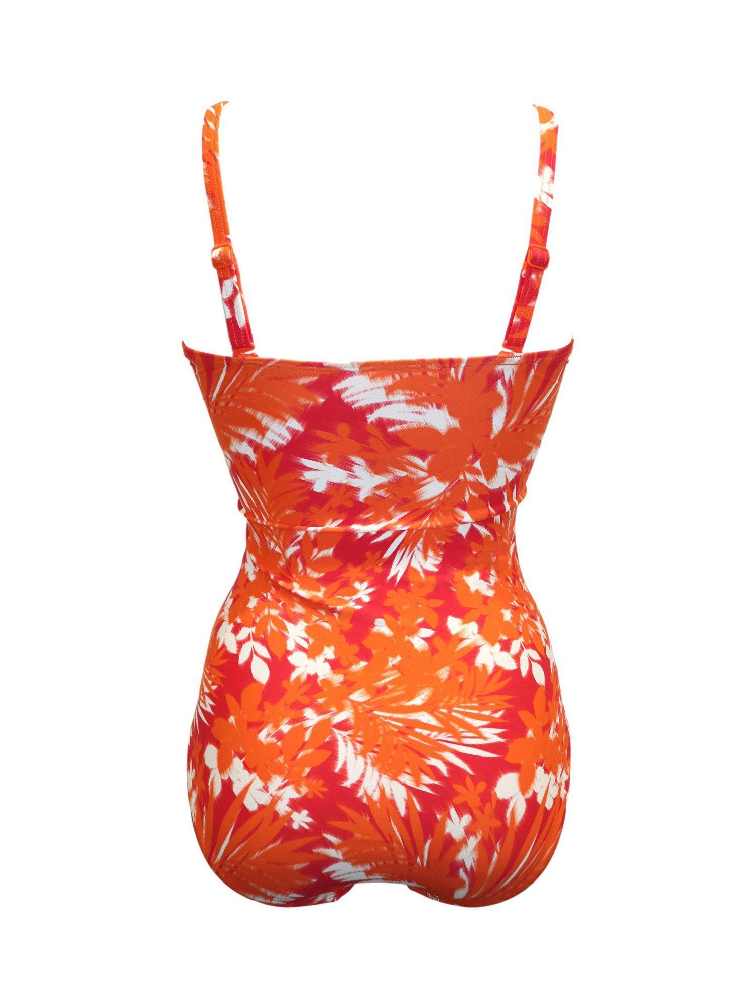 Product image 6 of 6, which shows Pour Moi Santa Monica Swimsuit, Orange, 10