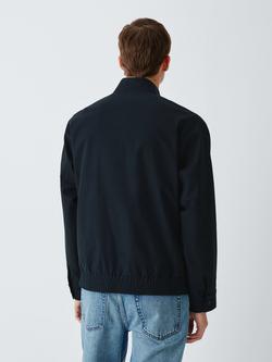 John Lewis Shower Resistant Harrington Jacket, Sky Captain - view 2, Sky Captain