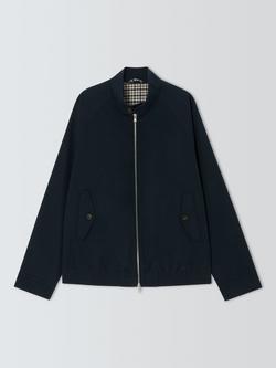 John Lewis Shower Resistant Harrington Jacket, Sky Captain, Sky Captain