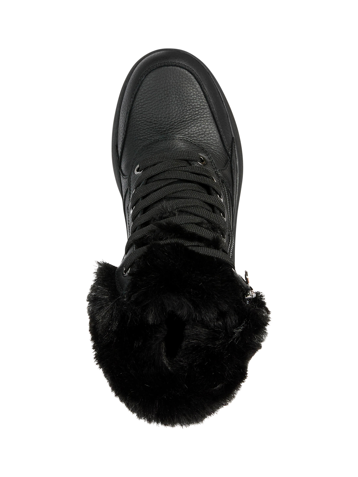 Product image 3 of 8, which shows Geox Dalyla ABX Leather Blend Ankle Boots, Black, EU35